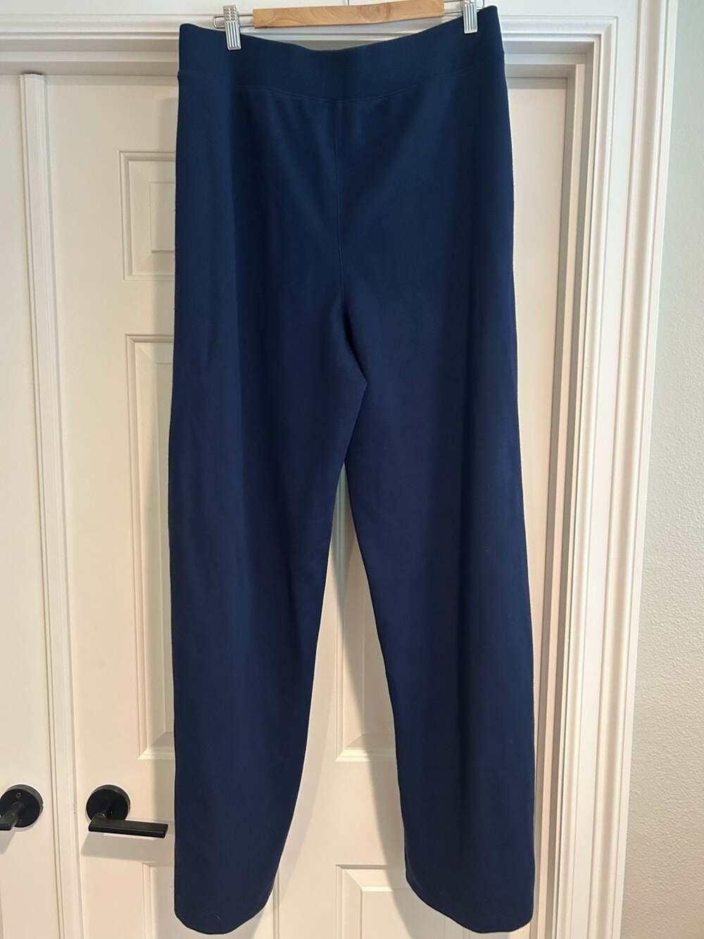 SPANX AirEssentials Pique Straight Leg Track Pant Timeless Navy Blue XL Tall - Picture 5 of 6